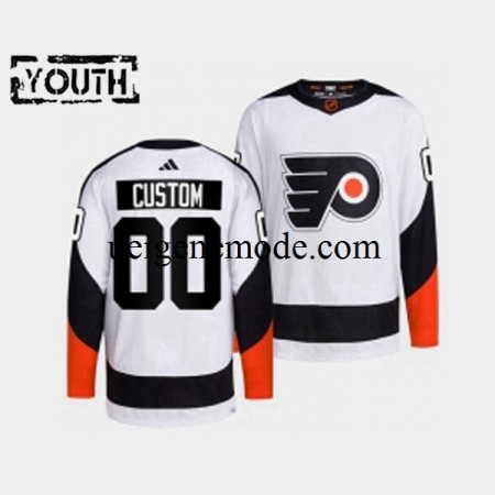 Kinder Philadelphia Flyers CUSTOM Eishockey Trikot Adidas 2022 Reverse Retro Weiß Authentic